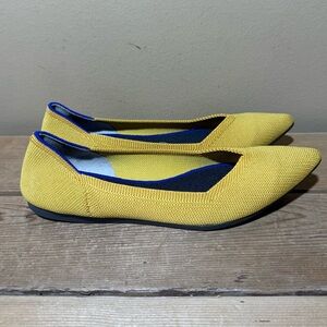Rothy's Yellow Flats size 9